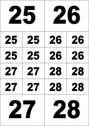 25 - 28